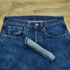 Levi's 501 XX Jeans Mens W28 L32 Blue Selvedge Regular Fit Straight Leg Big E