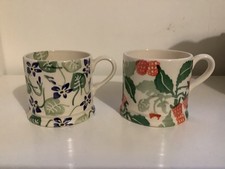 Emma Bridgewater 1996 Purple Violet and Raspberries small mugs 7cm