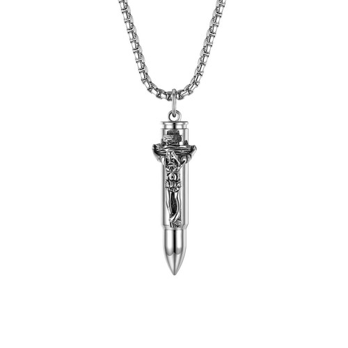 Mens openable bullet pendant - openable,