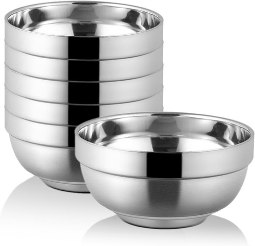 Stainless steel bowls - steel,