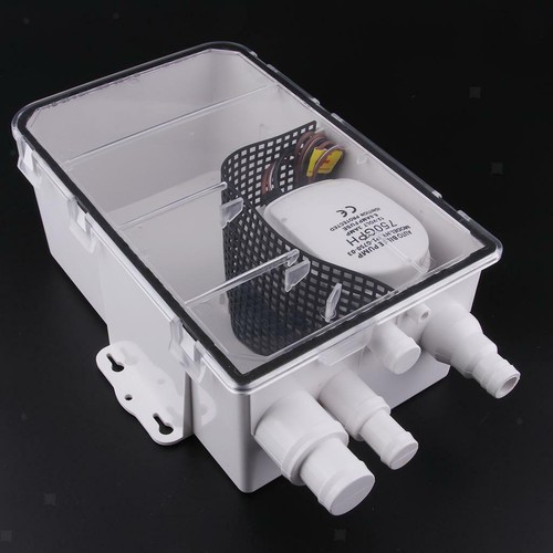 New shower sump drain box - shower,