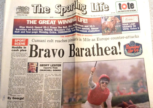 Sporting life mon - sporting,