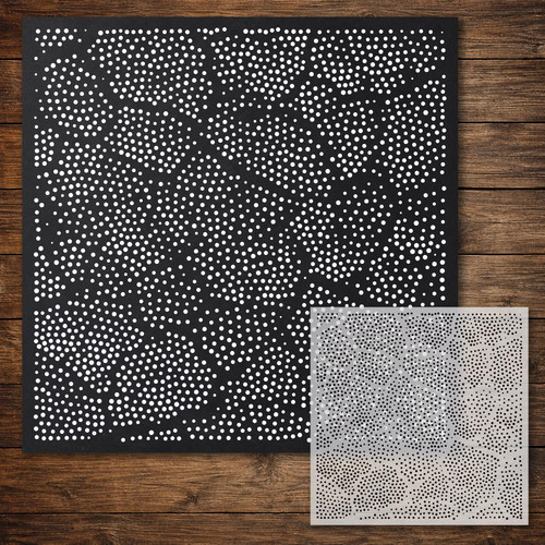 Cracked earth stipple art - earth,