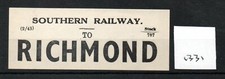 Southern Railway. SR - Luggage