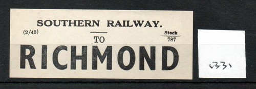 Southern railway luggage - railway.,