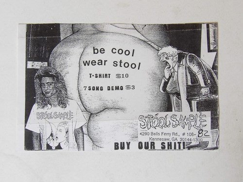 Stool sample rare punk t - stool,