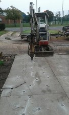 sectional garage bases laid