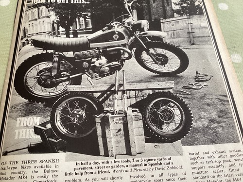 Bultaco matador period - bultaco, mk