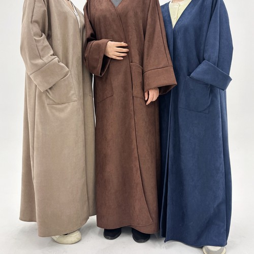 Open kaftan abaya - open, dubai