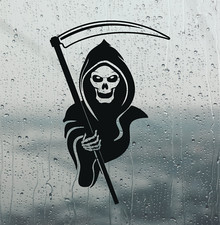 Grim Reaper Death Sticker Shop