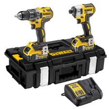 Dewalt DCK266P2 18V XR Brushless Combi Drill & Impact Driver 2 x 5.0Ah Battery