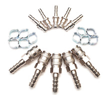 Series 21 Water Fed Pole Microbore Coupling Connectors Fittings 5 Set & O Clips