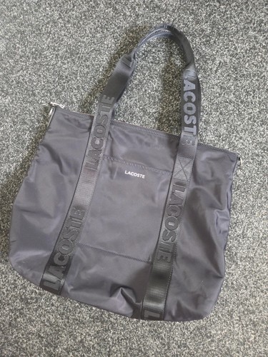 Lacoste black tote bag - black,