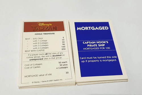Full set monopoly deed - of,