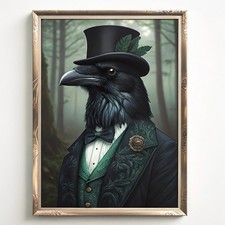 0_Raven wearing black suit