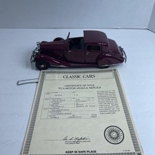 Franklin Mint The 1938 Rolls