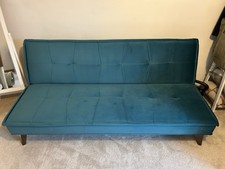 Clic Clac Teal Blue Velvet