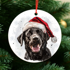 Labrador Dog Christmas Baubles