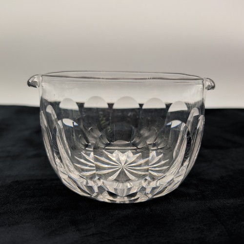 Antique crystal wine rinser - antique,