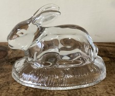 Vintage  Glass Bunny Rabbit