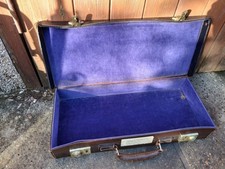 vintage masonic leather case with key needs attention to hinge