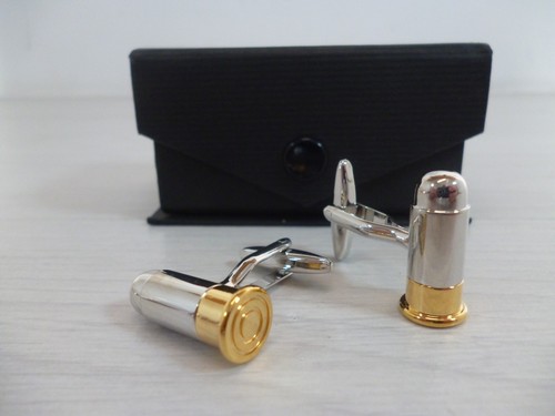 New boxed cufflinks bullet - cufflinks,