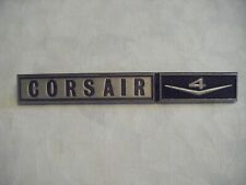 FORD CORSAIR V4 CLASSIC CHROME  METAL BONNET BADGE GENUINE FORD PART CEM 1