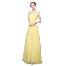 One Strap Chiffon Max Floor