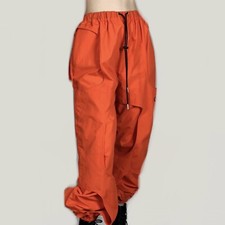 Another Youth Cargo Pants S-M Korean Designer Highwaisted Shell Alt Cyber 90s