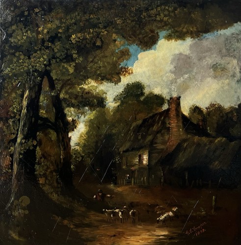 19th century british cottage - century,