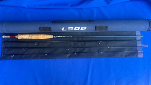 Loop blue line - fly, rod
