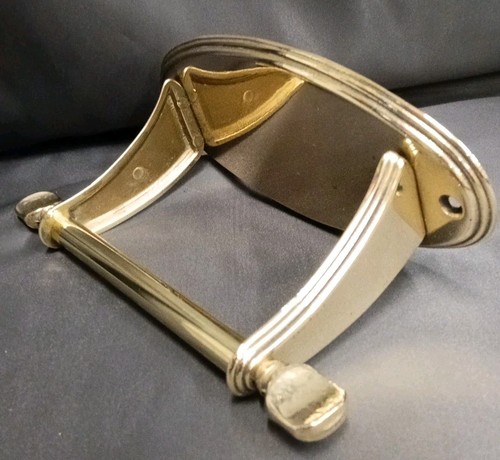 Bare brass loo - loo, holder