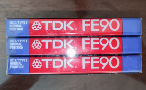 Tdk d90 cassette tapes - tapes, new