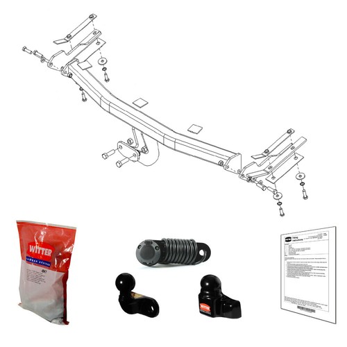 Witter towbar for volkswagen - witter,