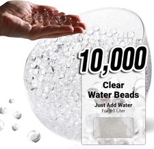 ORBEEZ 10000 EXPANDING BALLS BEADS CLEAR GIFT SPA GEL VASE DECOR SALE