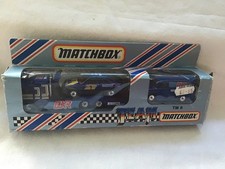 MATCHBOX TEAM CONVOY  TM6 - KENWORTH QXR 3 PIECE SET 1984 - BOXED