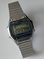 NEC USA Chrono Melody Alarm Vintage Original Digital Watch 1980s