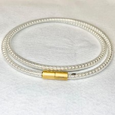 Rare CHANEL Pearl Tube Clear