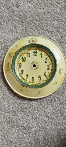 Handmade ceramic clock - ceramic,