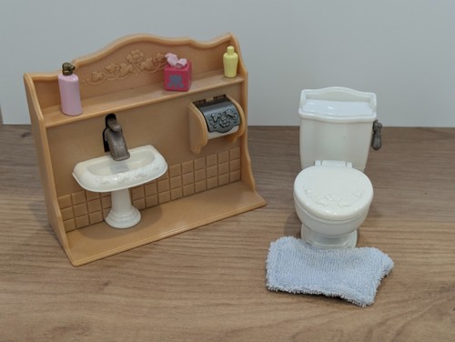 Sylvanian families bathroom - sylvanian,
