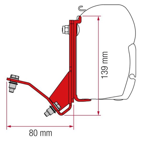 Fiamma kit for ducato lift - ducato, h2