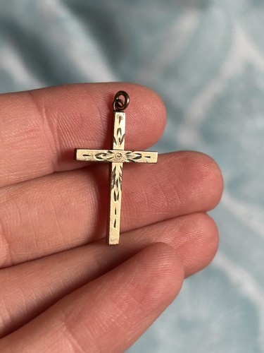 Antique gold engraved - 12, ct