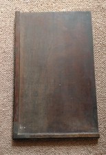 Antique mahogany wood Printers Tray, reclaimed mahogany timber sheets