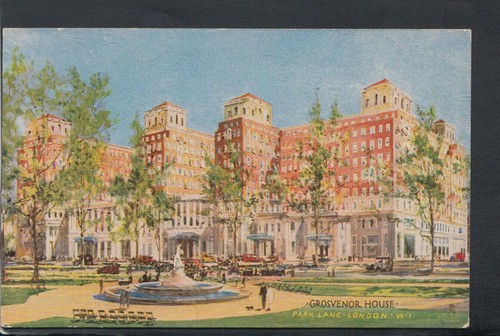 London postcard grosvenor - london, postcard: