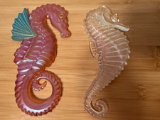 2 Seahorses ~ Decorative Silicone/Resin Seahorses Decor