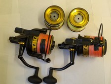 Pair Of Penn Spinfisher SSVI 7500 Longcast sea fishing Reels with Spare Spools