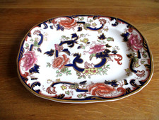 Masons Blue Mandalay Platter