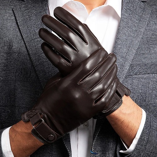 Mens winter leather gloves - mens,