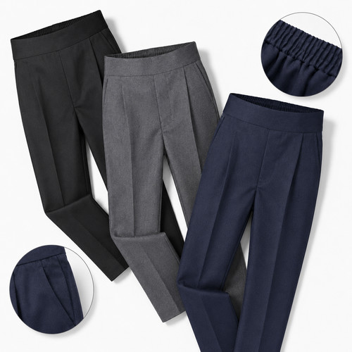 Boys pull school trousers - pull,