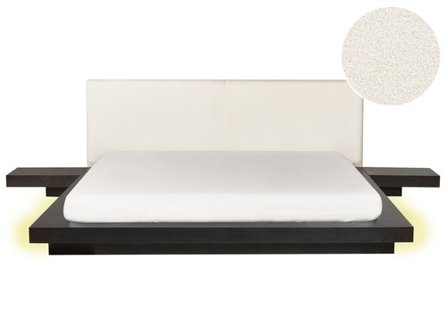 Bed with led boucle - with, x